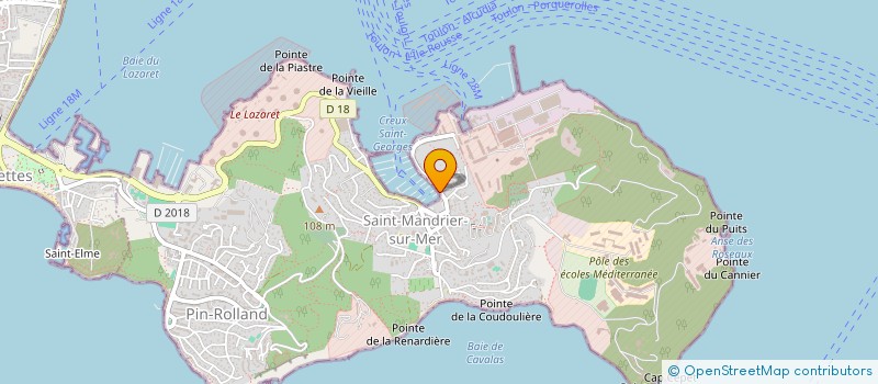 localisation de l'entreprise SOCIETE CIVILE DU CAP  SAINT-MANDRIER-SUR-MER
