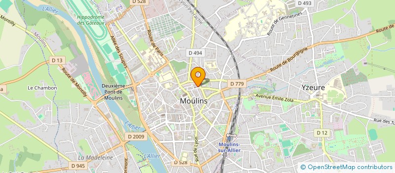 localisation de l'entreprise SOCIETE CIVILE DU CERCLE BOURBONNAIS à MOULINS