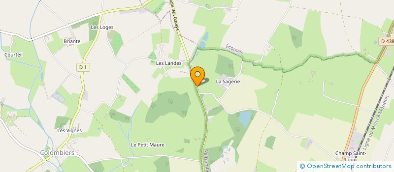 localisation de l'entreprise SOCIETE CIVILE DU CHAMP ROULARD à VALFRAMBERT