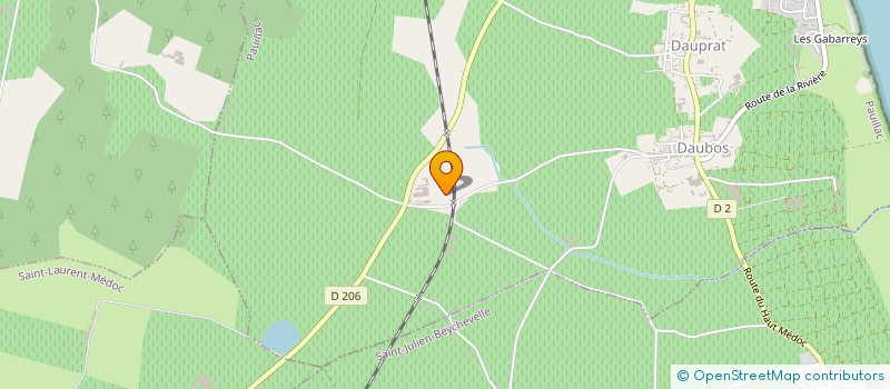 localisation de l'entreprise SOCIETE CIVILE DU CHATEAU BATAILLEY  PAUILLAC