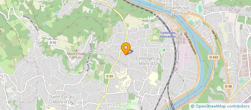 localisation de l'entreprise SOCIETE CIVILE DU CHATEAU D'EAU  COLLONGES-AU-MONT-D'OR