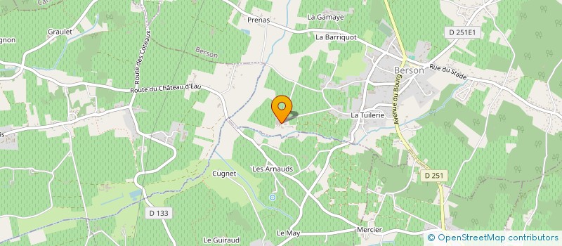 localisation de l'entreprise SOCIETE CIVILE DU CHATEAU LAMARCHE-GANON à BERSON