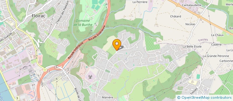 localisation de l'entreprise SOCIETE CIVILE DU CHATEAU LAVERGNE  BOULIAC