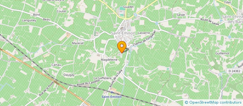 localisation de l'entreprise SOCIETE CIVILE DU CHATEAU MONTLABERT à SAINT-EMILION