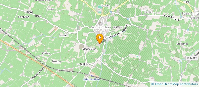 localisation de l'entreprise SOCIETE CIVILE DU CHATEAU TROTTEVIEILLE à SAINT-EMILION