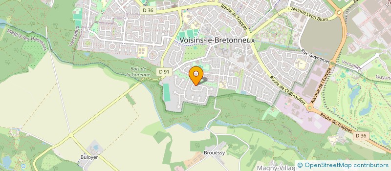 localisation de l'entreprise SOCIETE CIVILE DU CHEMIN DE SAINT-JACQUES à VOISINS-LE-BRETONNEUX