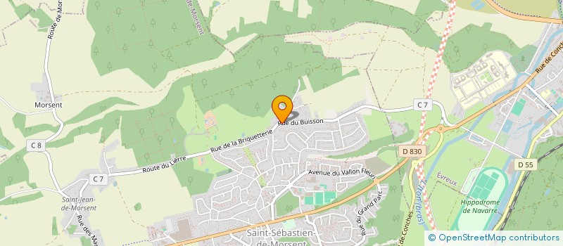 localisation de l'entreprise SOCIETE CIVILE DU CHENE FLEURI  SAINT-SEBASTIEN-DE-MORSENT