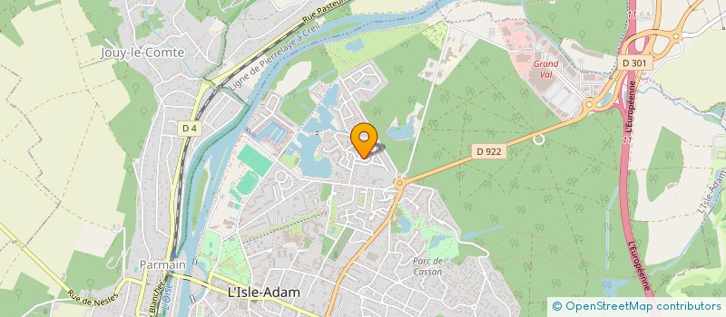 localisation de l'entreprise SOCIETE CIVILE DU CLOS  ISLE ADAM