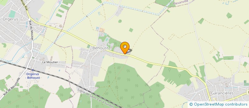 localisation de l'entreprise SOCIETE CIVILE DU CLOS SAINT BENOIT  BEHOUST