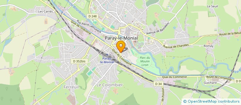 localisation de l'entreprise SOCIETE CIVILE DU CORDAY  PARAY-LE-MONIAL