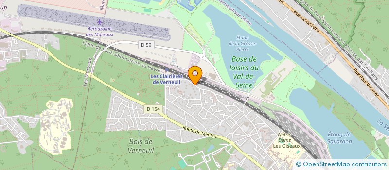 localisation de l'entreprise SOCIETE CIVILE DU CYGNE  VERNEUIL-SUR-SEINE