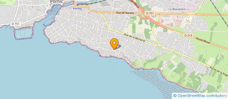 localisation de l'entreprise SOCIETE CIVILE DU DOLMEN  PORNIC