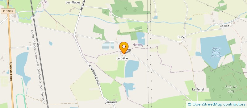 localisation de l'entreprise SOCIETE CIVILE DU DOMAINE DE LA BATIE  SAINT-CYR-LES-VIGNES