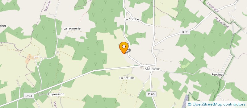 localisation de l'entreprise SOCIETE CIVILE DU DOMAINE DE REMONDIAS à MAINZAC