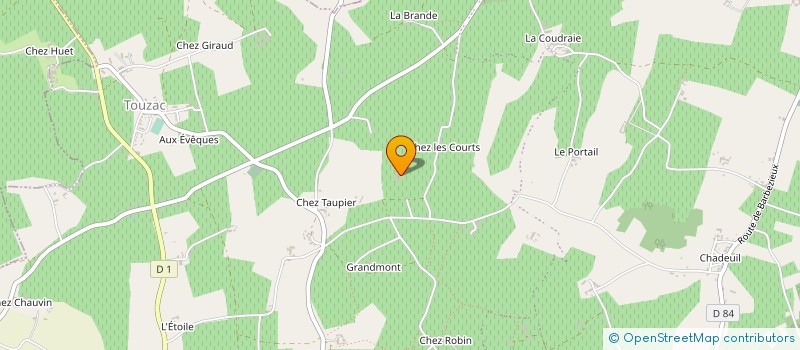 localisation de l'entreprise SOCIETE CIVILE DU DOMAINE DU CHAIGNE à BELLEVIGNE