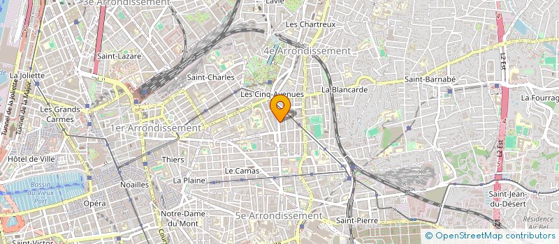 localisation de l'entreprise SOCIETE CIVILE DU DOMAINE DU MAS à MARSEILLE