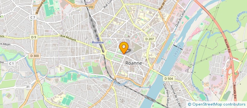 localisation de l'entreprise SOCIETE CIVILE DU FRAIS VALLON  ROANNE