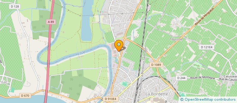 localisation de l'entreprise SOCIETE CIVILE DU GARAGE DE BRUN à LIBOURNE