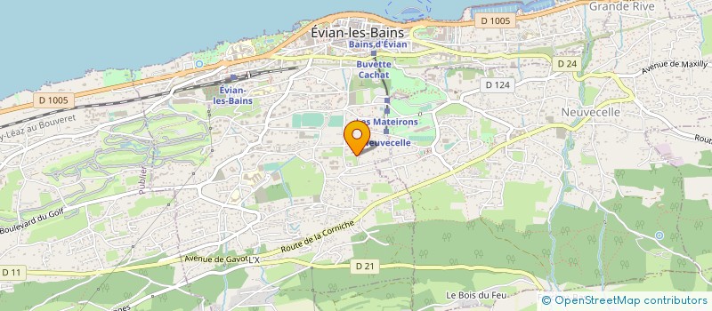 localisation de l'entreprise SOCIETE CIVILE DU GENIE  EVIAN-LES-BAINS