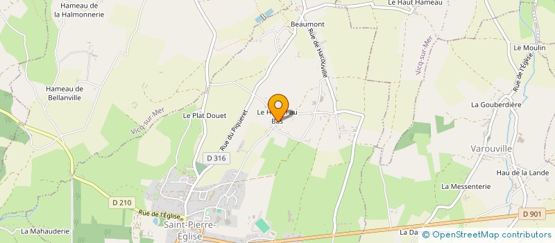 localisation de l'entreprise SOCIETE CIVILE DU GRAND SYCOMORE  SAINT-PIERRE-EGLISE