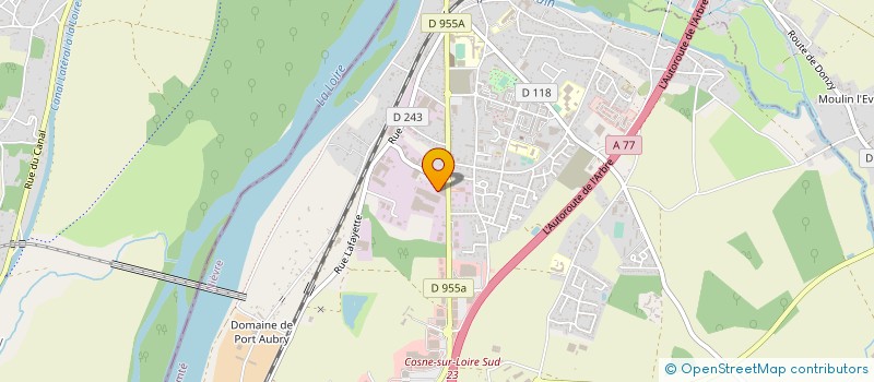 localisation de l'entreprise SOCIETE CIVILE DU GROS ORME à COSNE-COURS-SUR-LOIRE