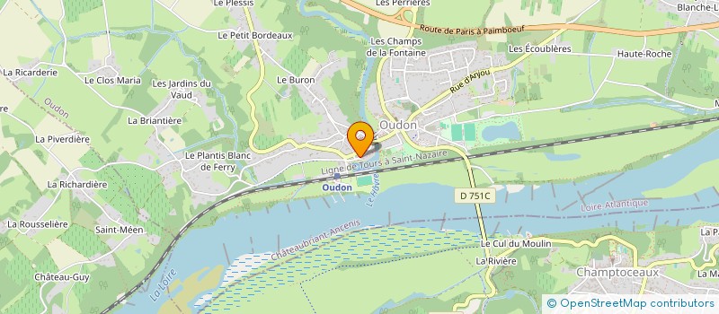 localisation de l'entreprise SOCIETE CIVILE DU HAVRE EN LOIRE  OUDON