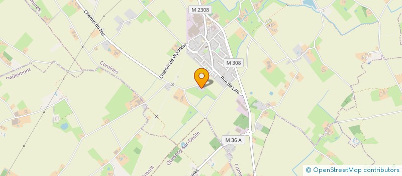 localisation de l'entreprise SOCIETE CIVILE DU HEL  COMINES