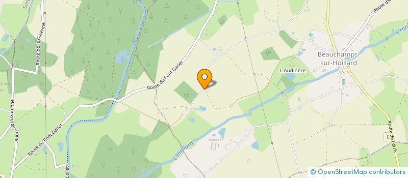 localisation de l'entreprise SOCIETE CIVILE DU HUILLARD  BEAUCHAMPS-SUR-HUILLARD