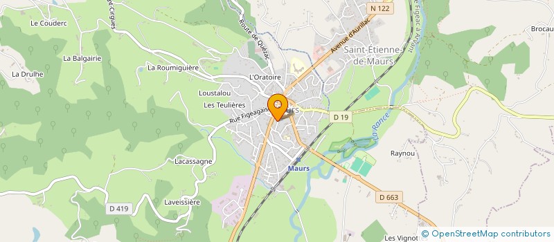 localisation de l'entreprise SOCIETE CIVILE DU JARDIN DE PERONNENQ à MAURS