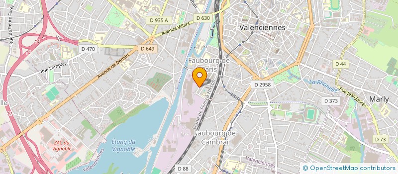 localisation de l'entreprise SOCIETE CIVILE DU JOLIMETZ à VALENCIENNES