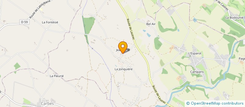 localisation de l'entreprise SOCIETE CIVILE DU LEZERT  CASTRES