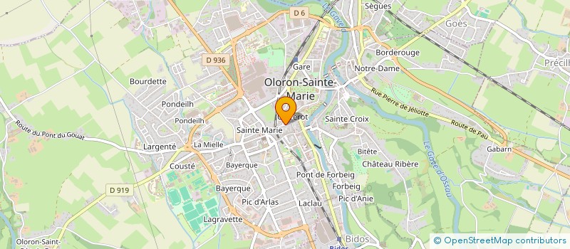 localisation de l'entreprise SOCIETE CIVILE DU MAILH ARROUY  OLORON SAINTE MARIE