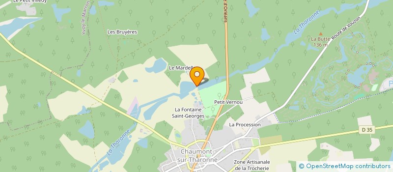 localisation de l'entreprise SOCIETE CIVILE DU MARDELAY  CHAUMONT-SUR-THARONNE