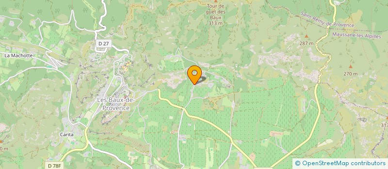 localisation de l'entreprise SOCIETE CIVILE DU MAS D'ALPHONSE  LES BAUX-DE-PROVENCE