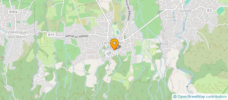 localisation de l'entreprise SOCIETE CIVILE DU MAS DES ROSES  MONTESQUIEU-DES-ALBERES