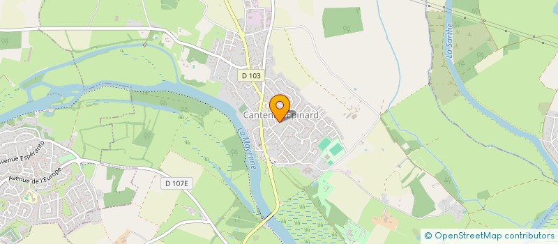 localisation de l'entreprise SOCIETE CIVILE DU MAUPERTHUIS  CANTENAY-EPINARD