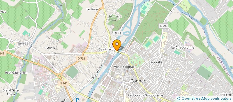 localisation de l'entreprise SOCIETE CIVILE DU MINAGE à COGNAC