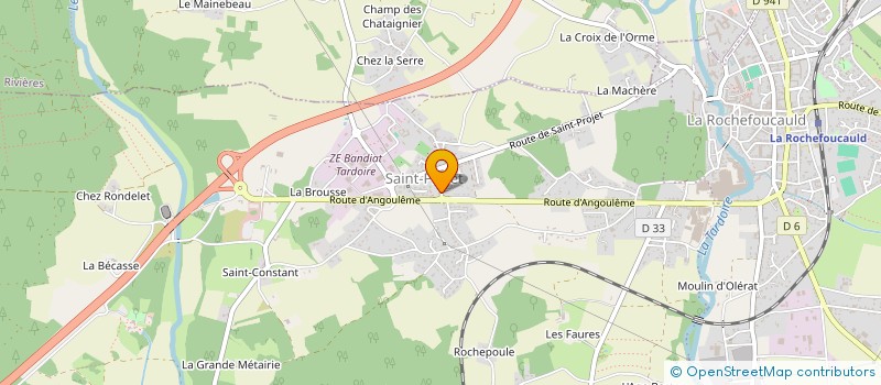 localisation de l'entreprise SOCIETE CIVILE DU MURIER  LA ROCHEFOUCAULD-EN-ANGOUMOIS