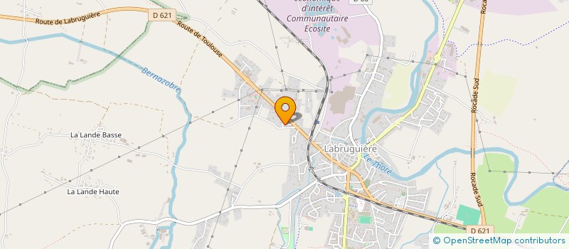 localisation de l'entreprise SOCIETE CIVILE DU NOYER  LABRUGUIERE