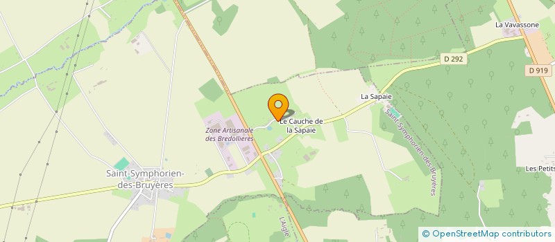 localisation de l'entreprise SOCIETE CIVILE DU NUISEMENT à ST SYMPHORIEN DES BRUYERES