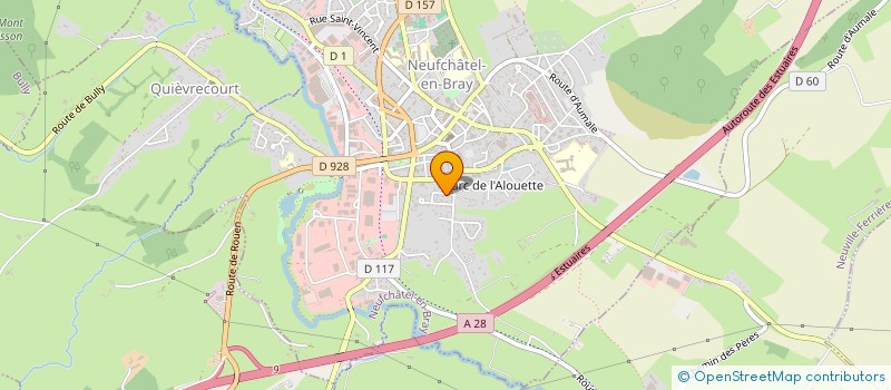 localisation de l'entreprise SOCIETE CIVILE DU PAS GLISSANT  NEUFCHATEL-EN-BRAY