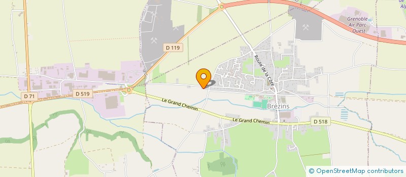 localisation de l'entreprise SOCIETE CIVILE DU PELERAT  BREZINS