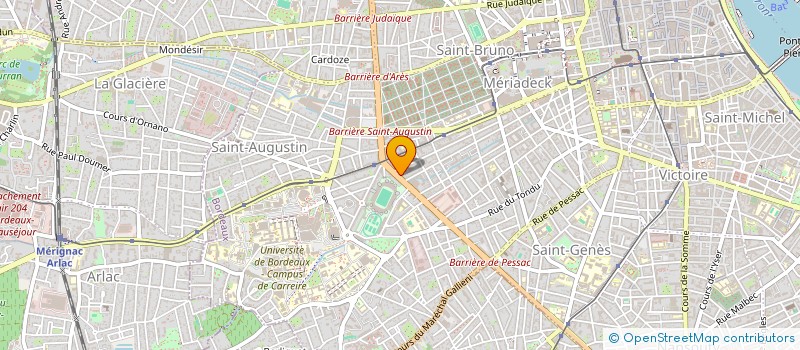 localisation de l'entreprise SOCIETE CIVILE DU PETIT LOUVET  BORDEAUX