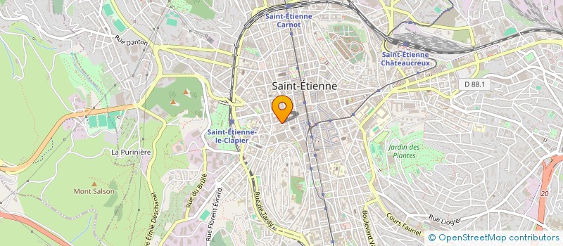 localisation de l'entreprise SOCIETE CIVILE DU PEUPLE à SAINT-ETIENNE