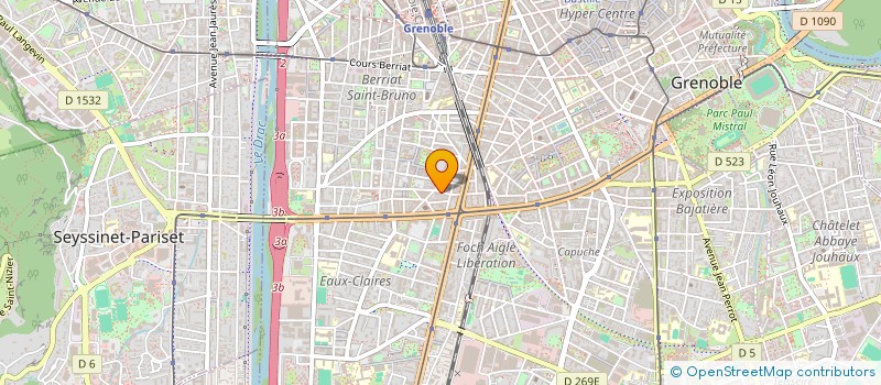 localisation de l'entreprise SOCIETE CIVILE DU PIAT  GRENOBLE