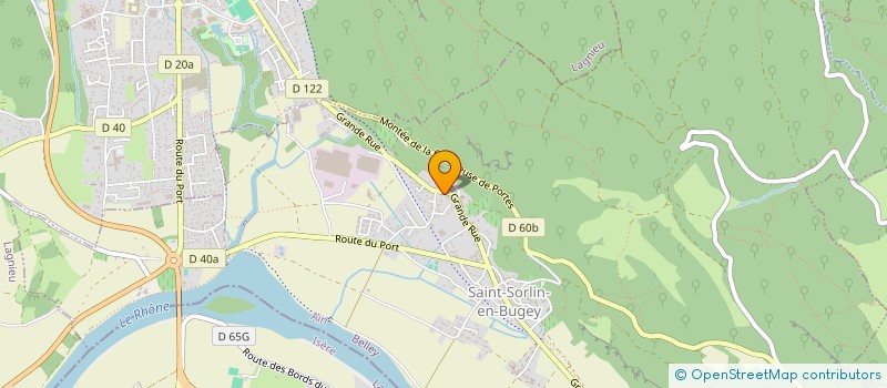 localisation de l'entreprise SOCIETE CIVILE DU PIN  SAINT-SORLIN-EN-BUGEY