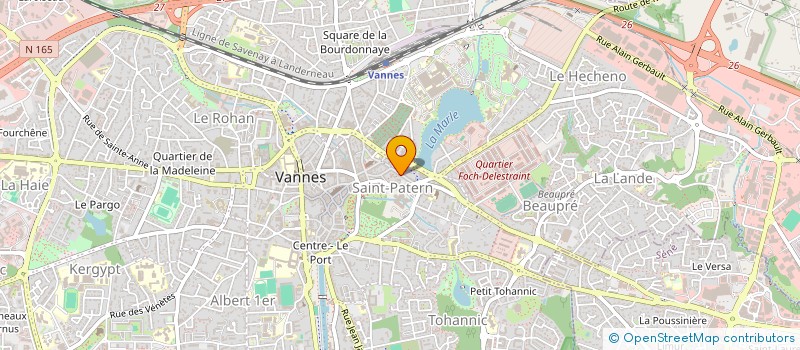 localisation de l'entreprise SOCIETE CIVILE DU PONANT à VANNES