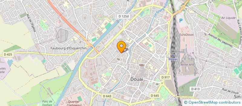 localisation de l'entreprise SOCIETE CIVILE DU PONT DES PIERRES à DOUAI
