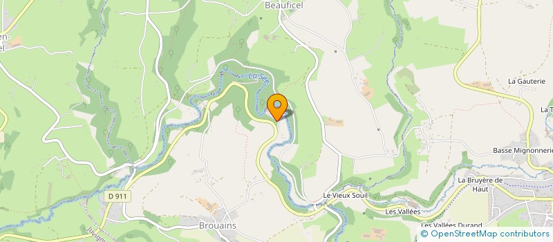 localisation de l'entreprise SOCIETE CIVILE DU PRE ES REINES  BROUAINS