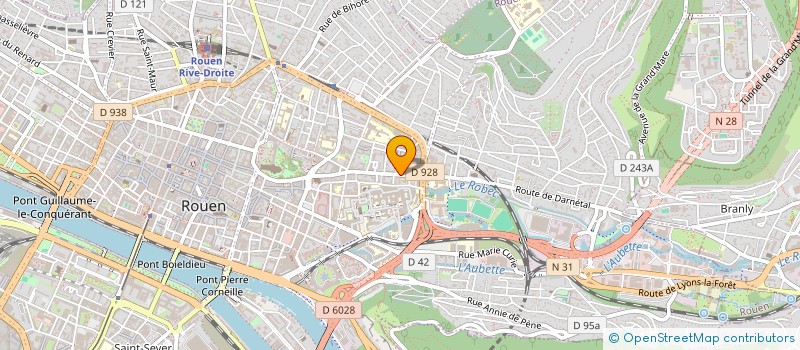 localisation de l'entreprise SOCIETE CIVILE DU ROBEC à ROUEN